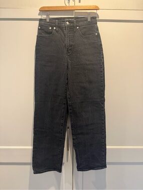 Authentic Madewell High-Rise Straight Leg Women’s Jeans - Black